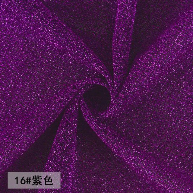 Tecido de Malha de Glitter Metálico para DIY: Ideal para Roupa de Casamento e Projetos Artesanais Elegantes