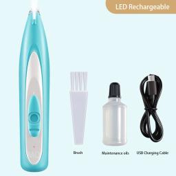 Elétrica Pet Pé Shaver Tesoura, Especial Cão Cabelo Fader, Garra De Gato Pedicure Artefato, Pedicure Artefato - Image 5