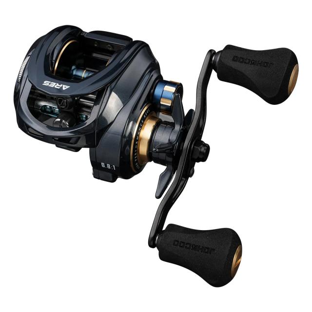 Carretilha Baitcasting Spartacus ARES Metal 15KG 8+1 Rolamentos Alumínio Água Doce Salgada