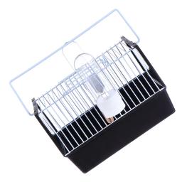 Gaiola De Alimentação De Pássaro De Plástico Portátil, Gaiola Pequena, Handheld, Transporte De Papagaio, Mala De Animais De Estimação, Aves Suprimentos - Image 4