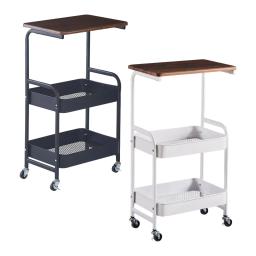 Carrinho de armazenamento multifuncional à prova de poeira, Organizador deslizante, Moderno Slim para quarto, Lugar estreito, Escritório, Lavanderia, Banheiro - Image 1