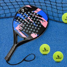 Raquete de padel IANONI Superfície de fibra de carbono com memória EVA Flex Foam Core Padel Raquetes de tênis leves - Image 6