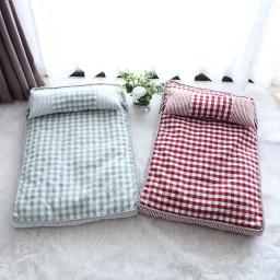 Almofada espreguiçadeira macia para animais de estimação, sofá de dormir aconchegante, canil de cachorro quente, colchão para cães e gatos - Image 4