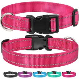 Strap Collar Reflective Dog, Segurança ajustável, Nylon Pet Traction Rope, Adequado para animais de pequeno e médio porte - Image 2
