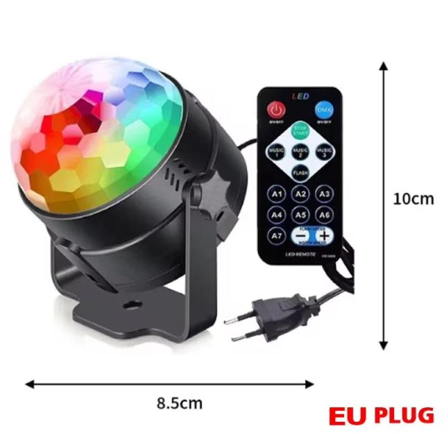Luz de Palco Assimétrica com Controle Remoto - Lâmpadas Discoteca para Festas em Casa, Aniversários, Casamentos e Bares - Disponível em Até 4 Peças