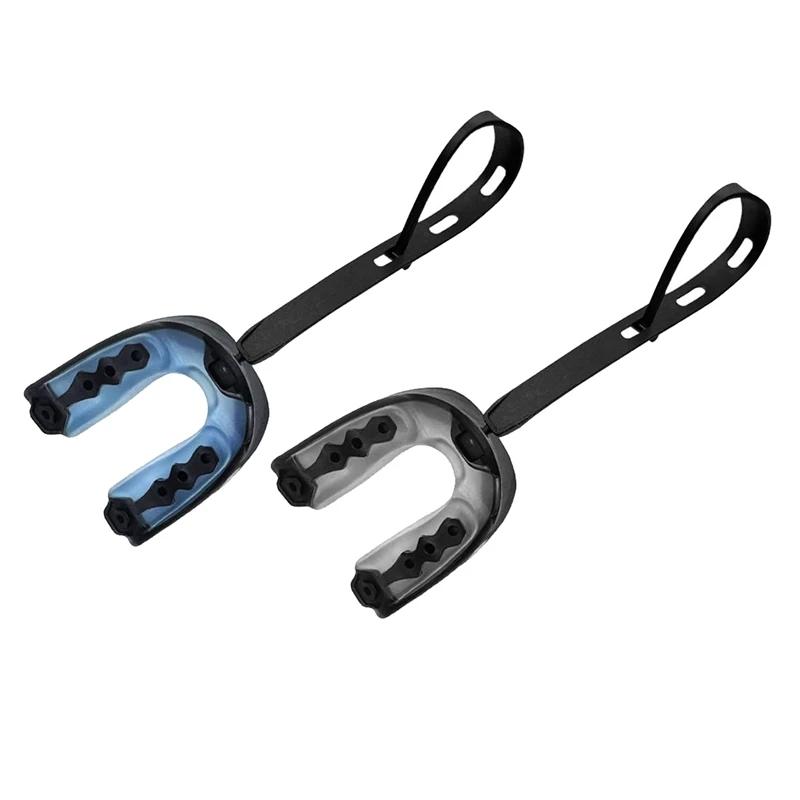 Esportes protetor bucal para todos os jovens e adultos, futebol protetor bucal, futebol, boxe, hóquei, 2pcs - Image 1