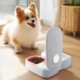 Dispensador de alimentos inteligente automático com temporizador, Alimentador para gatos e cães, Dispensador de alimentos úmidos e secos, Pet Feeding Suppl, O1X0 - Image 1