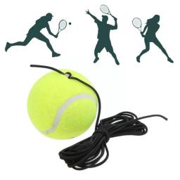 Único Treino Bola De Tênis Com Corda Elástica, Resistência Grip, Ténis Prática, Overgrip Bolas, Trem De Borracha, Q5K5 - Image 1