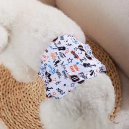 Lavável masculino cão calças fisiológicas, reutilizáveis roupa interior sanitária, barriga wrap band, fralda de algodão, grande, pequeno, médio - Image 5