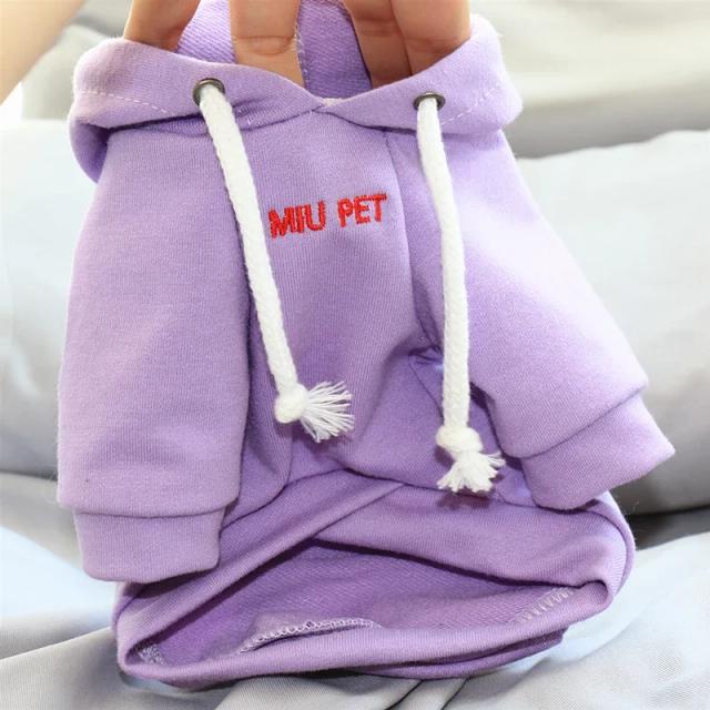 Moletom com Touca para Cachorros e Gatos Chihuahua - Roupa Quente e Estilosa para Outono e Inverno