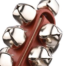 Mão jingle sinos mão trenó sinos agitador de madeira jingle sinos vara instrumento de percussão musical sinos para instrumentos musicais - Image 3