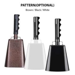 10 Polegada cowbell fabricantes de ruído instrumento musical percussão decorações ferro escola sinos mão com alça para jogos esportes - Image 1
