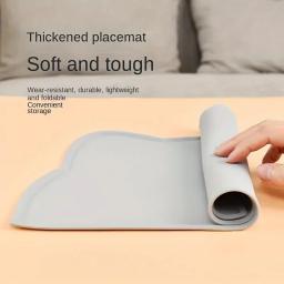Tapete antiderrapante de silicone para cães e gatos, esteira de comida de gato, impermeável lavável, colocação de pet à prova de derramamento - Image 4