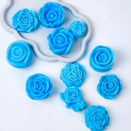 Molde De Silicone De Flor 3D, Vários Sabão Rosa, Vela Perfumada, Molde De Fundição De Gesso, DIY, Bonito, Pequenos Presentes Do Artesanato, Fazendo Ferramentas, Criativo - Image 1