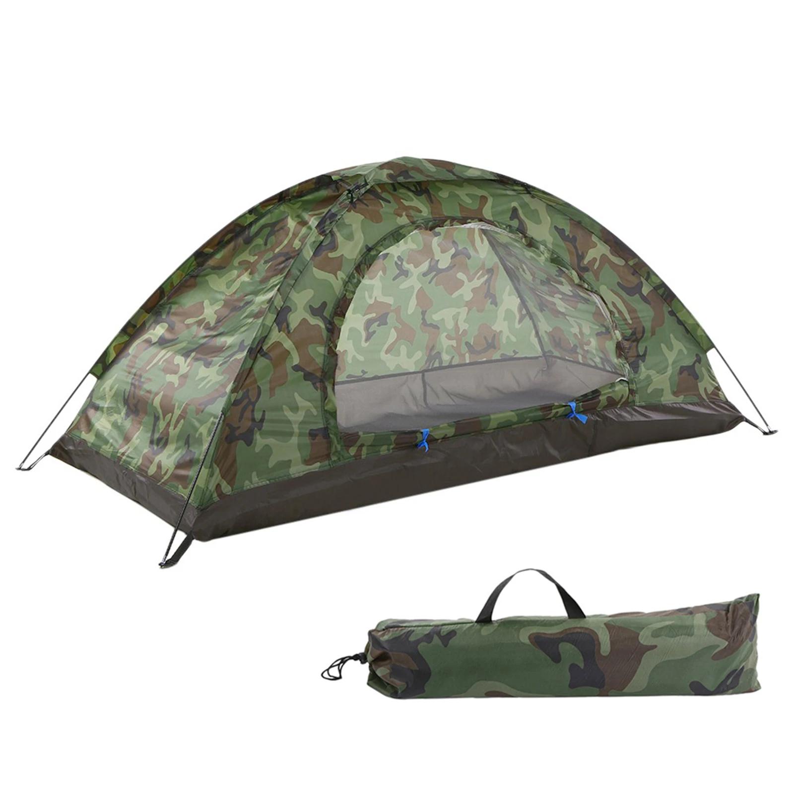 Poliéster Ultralight Caminhadas Tenda, Caminhadas Kits, Camping Tent, 1 Pessoa, 2 Pessoas, Conveniente para armazenar Fibra de Vidro, Toldos - Image 1