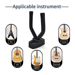 1-3 pçs suporte de guitarra montagem na parede peças acessórios exibição instrumento doméstico ukulele guitarras gancho cabides de parede picaretas de guitarra - Image 4