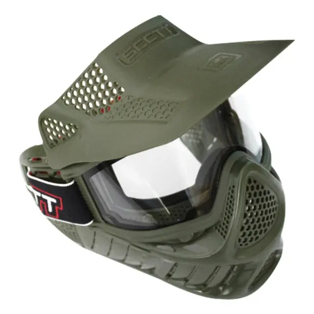 Máscara Facial Airsoft Tática em Malha de Aço com Alta Resistência para Jogo de Guerra e Paintball - Proteção Completa para a Cabeça