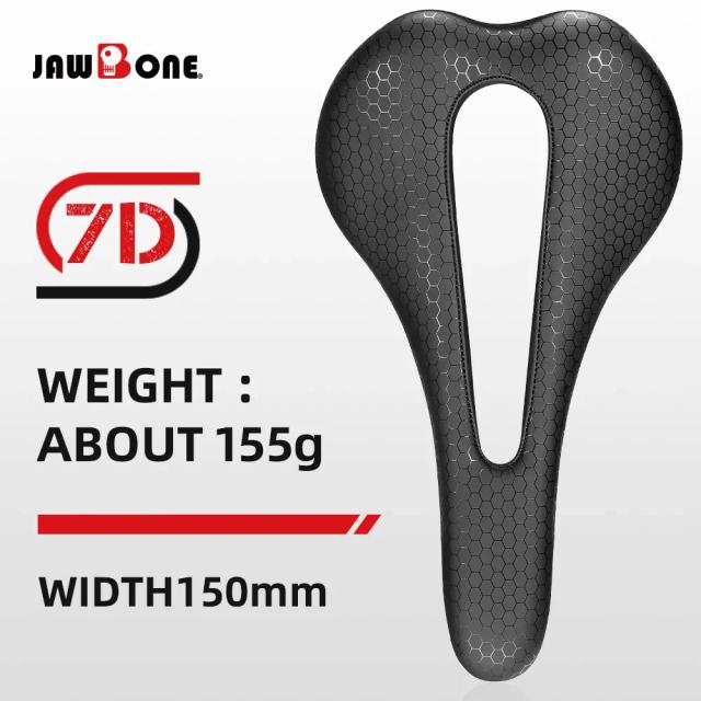 JAWBONE Selim de Bicicleta Ultraleve Carbono Completo 5D/6D/7D Couro MTB Estrada 143mm/150mm/155mm