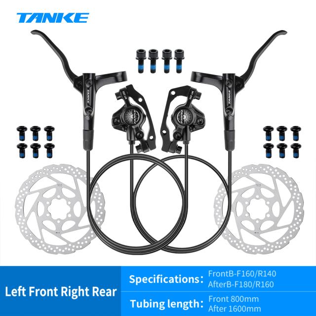 TANKE MT-200 Freio a Disco Hidráulico MTB Pistão Duplo 800/1600mm