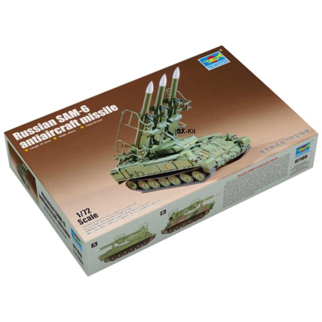 Montagem do Kit de Modelo Militar Anti Aéreo SAM-6 da Trumpeter 07109 em Escala 1/72
