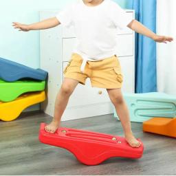 Crianças balanço gangorra equilíbrio placa equipamento de treinamento sensorial promover habilidades de coordenação brinquedos crianças indoor ao ar livre jogos - Image 3