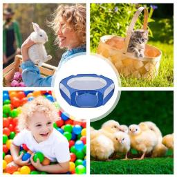 Cercadinho dobrável portátil para animal de estimação, Cercadinho para cobaia, Fácil de limpar, Quintal, Brinquedos Indoor e Outdoor - Image 4