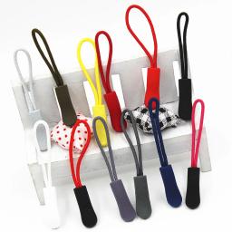 10 pçs/set Zipper Puller Ajuste Final de Corda Tag Substituição Clipe Fivela Quebrada Fixer Cabo Zip Saco Mala Mochila Com Zíper Cabeça - Image 3