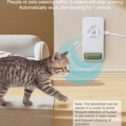 Purificador De Ar De Odor Inteligente Sensor para Animais De Estimação, Banheiro Recarregável Para Cães, Desodorizador De Caixa De Litter De Gato, Limpador De Geladeira - Image 5