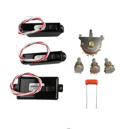 Captador de guitarra ativo captador Humbucker Pickup, SSH pescoço meio e ponte, potenciômetro acessório conjunto - Image 4