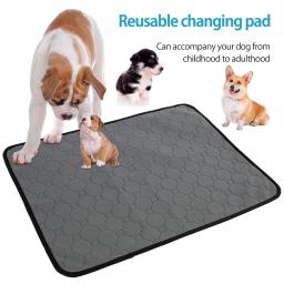 Almofada de urina absorvente para pet, Tapete de urina lavável para cachorro e gato, Cobertor reutilizável, Treinamento antiderrapante, fácil de secar, cama - Image 4