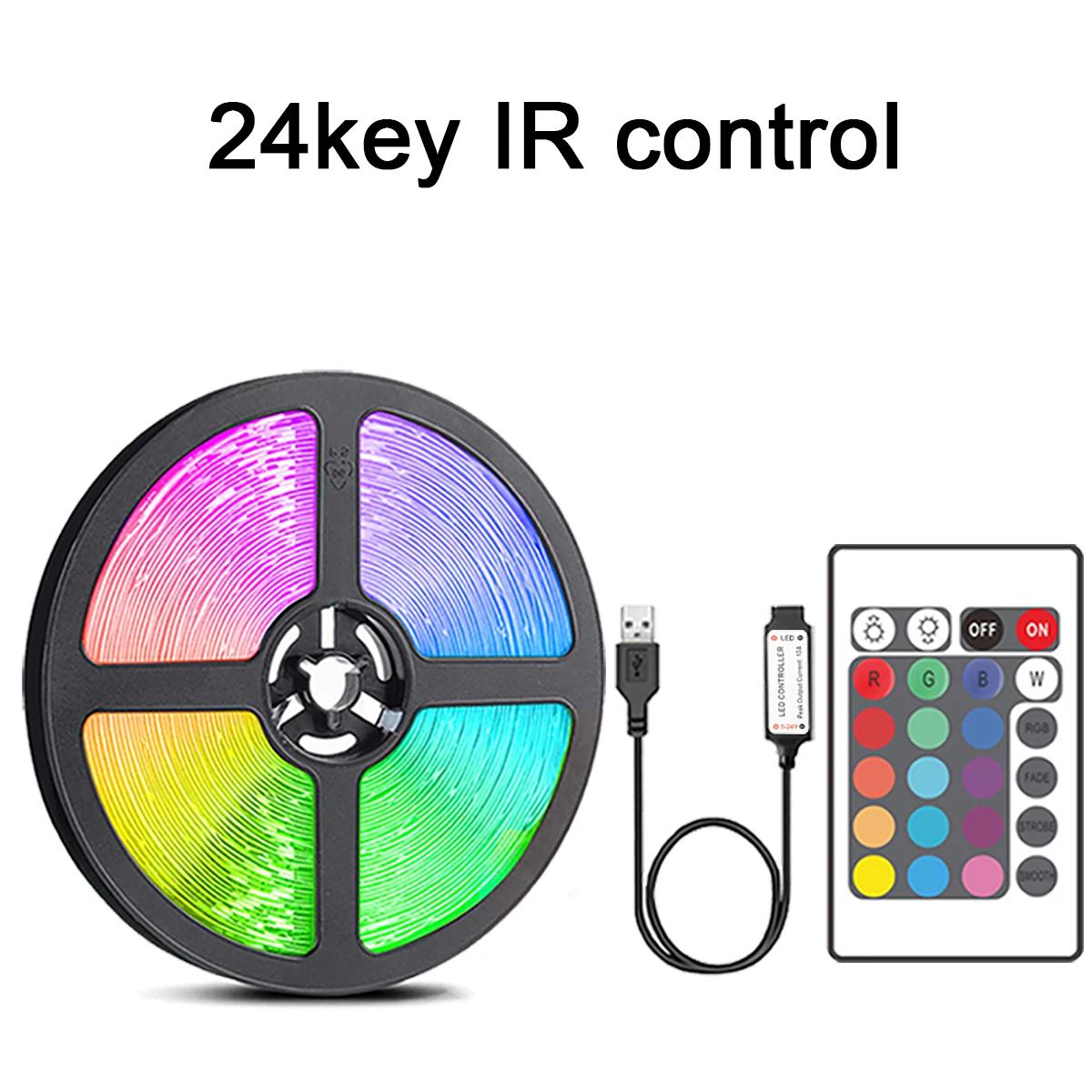 10m 20m luzes de tira led com 44 teclas controle remoto rgb fita led parede sala para casa quarto festa decoração tv backlight - Image 1