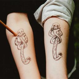 Tatuagem de Hogwarts Adesivos para Crianças, Hermiones Rons, Adesivo Escola Mágica, Decoração de Festa de Aniversário Infantil, Brinquedos Bonitos dos Desenhos Animados, 1Pc - Image 5