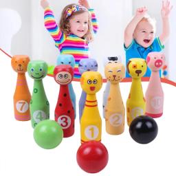 Bowling Set com Cartoon Number Print for Kids, Indoor e Outdoor Activity, Toddler Play - Image 6