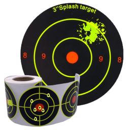 Adesivos auto-adesivos para tiro e caça, Adesivo de pontos alvo, Alvos reativos, Prática e Treinamento Adesivo, 7.50cm - Image 3