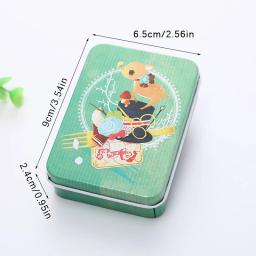 Mini Caixa De Lata Com Tampa Portátil Retangular Recipiente De Armazenamento Pequeno Casos De Doces Vazios Caixas De Comprimidos Organizador De Embalagem De Presente - Image 5