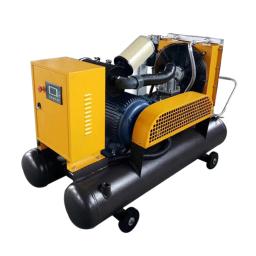 Compressor de ar industrial do parafuso com rodas, motor diesel, 200 litros, 30cbm/min, 5kW-90kW - Image 4