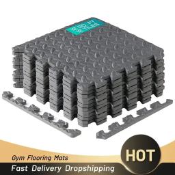 Puzzle Fitness Mat para Home Gym, Tapete de Yoga antiderrapante, Telhas de assoalho de espuma interligadas EVA, Equipamento Home Gym, 1-12Pcs - Image 1