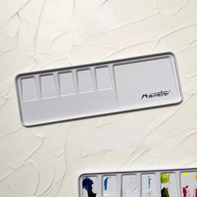 Paleta de Cores Metal Mini para Aquarela - Ferramentas de Desenho Práticas e de Alta Qualidade, Fáceis de Limpar