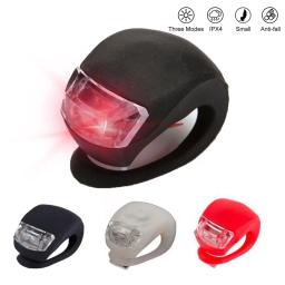 Silicone LED Bike Luzes À Prova D' Água Bicicleta Cabeça Frente Luz Ciclismo Roda Flash Lâmpada Traseira Noite Aviso Taillight - Image 1