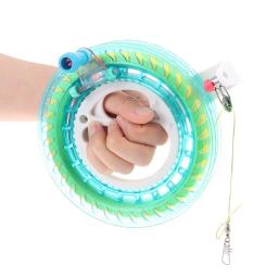 Kite Reel Winder Roda de fogo, Flying Handle Tool, Linha torcida, redondo, aperto azul, Fying Kites, jogo ao ar livre - Image 2
