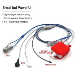 Monitor veterinário multiparâmetro Bluetooth Smart Wear ECG Macine Pet SPO2 RESP TEMP PR Monitor APP IOS Android - Image 5