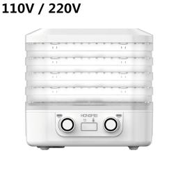 Máquina elétrica do secador do alimento, frutos secos, vegetais, desidratador de carne, carne seca, chá, petiscos, ar, 220V, 110V, 5 placas - Image 1