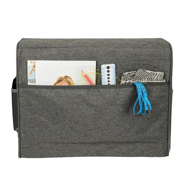 Bolsa de Tricô para Ferramentas de Costura com Grande Capacidade e Proteção Contra Poeira para Armazenamento de Acessórios Artesanais