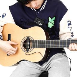 Captadores de guitarra acústica, captadores com buraco de som, amplificador de volume ajustável, guitarra folclórica clássica, acessórios universais - Image 5