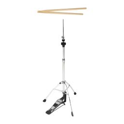 High Hat Stand com Pedal Suave, Pés de borracha antiderrapante, Hat Cymbal Stand, Drum Stand, Acessórios para baterista, Instrumento musical - Image 3