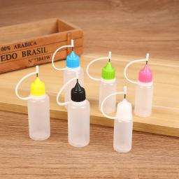 Recarregáveis plástico cerâmica cerâmica cerâmica ferramentas, Squeezable agulha garrafa, Point Line, DIY Polymer Clay ferramentas, presentes, 10 ml, 20 ml, 30ml, 5pcs - Image 2