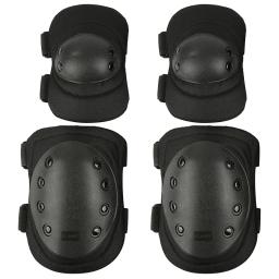 Profissional ajustável joelho & cotovelo almofada 4 pçs esportes militar joelho cotovelo protetor adulto tático caça combate conjunto de proteção - Image 2