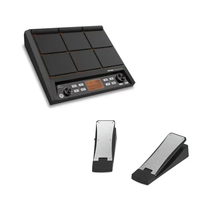 Multipad Tudo-em-Um PD705: Conjunto Completo de Bateria Elétrica com 9 Amostras de Percussão