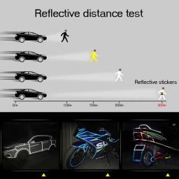 Fita reflexiva fluorescente, tiras de bicicleta, ciclismo MTB, fita para capacete de bicicleta, motocicleta, scooter, 1cm x 8m - Image 6