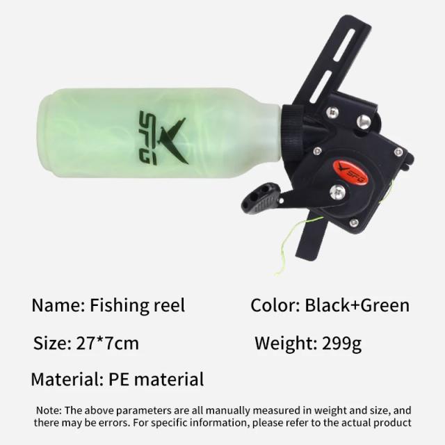 Reel de Tiro com Arco Bowfishing com Corda - Acessório para Arcos Recurvos e Compostos, Ideal para Pesca e Caça, Disponível em 40m e 20m